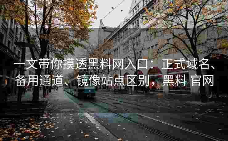 一文带你摸透黑料网入口：正式域名、备用通道、镜像站点区别，黑料 官网