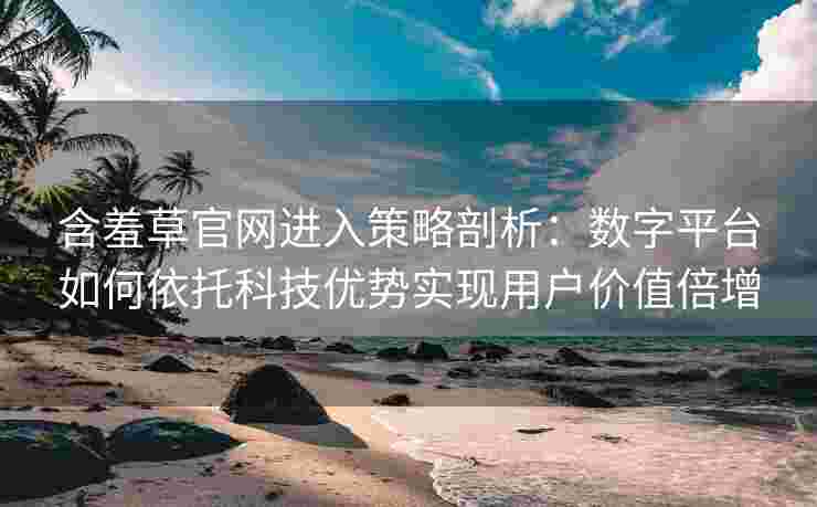 含羞草官网进入策略剖析：数字平台如何依托科技优势实现用户价值倍增